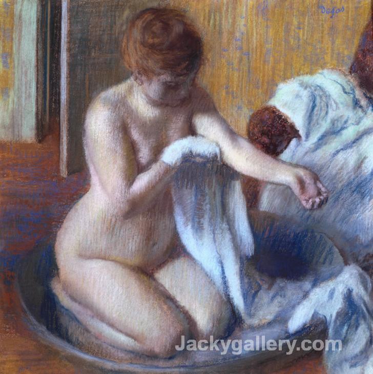 Woman in a Tub c. by Edgar Degas paintings reproduction
